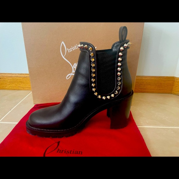 クリスチャンルブタン　Capahutta クリスチャンルブタン36.5 capahutta ラインスタッズブーツ
